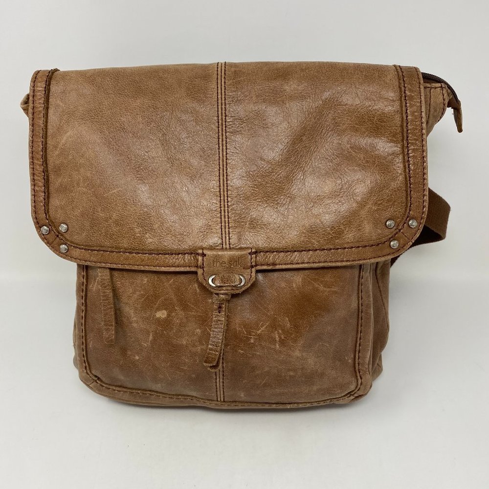 The Sak Ventura Convertable Leather Backpack Shoulder bag Brown